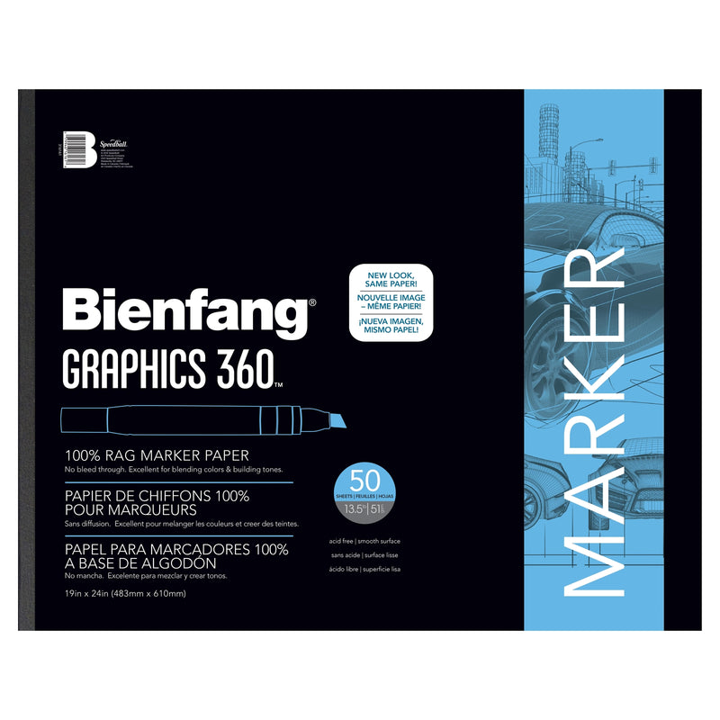 Bienfang Graphics 360 100% Rag Translucent Marker Paper