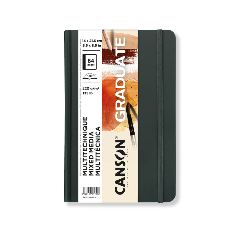Canson Graduate Mixed Media Natural and Grey Books