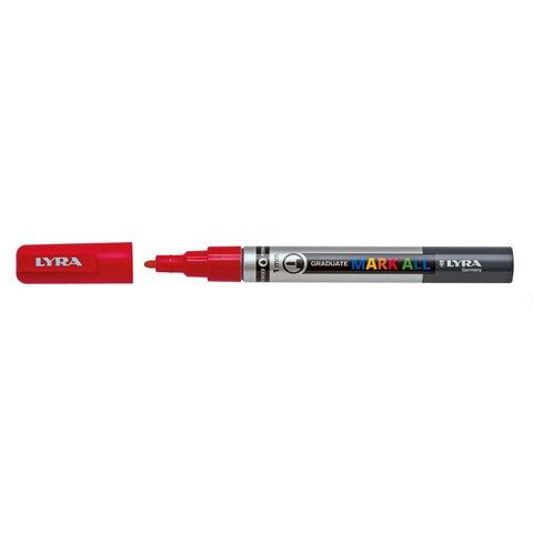 Lyra Graduate Mark All Permanent Paint Markers S 1mm