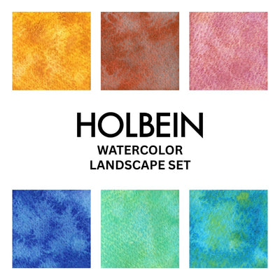 Holbein Granulating Watercolor Landscape Set | 6 x 5ml