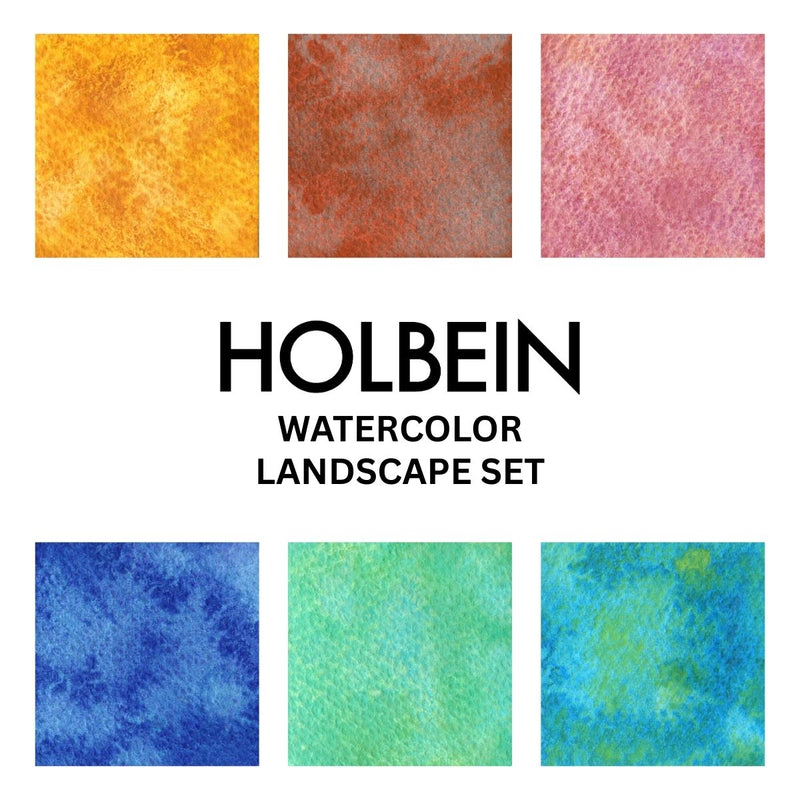 Holbein Granulating Watercolor Landscape Set | 6 x 5ml