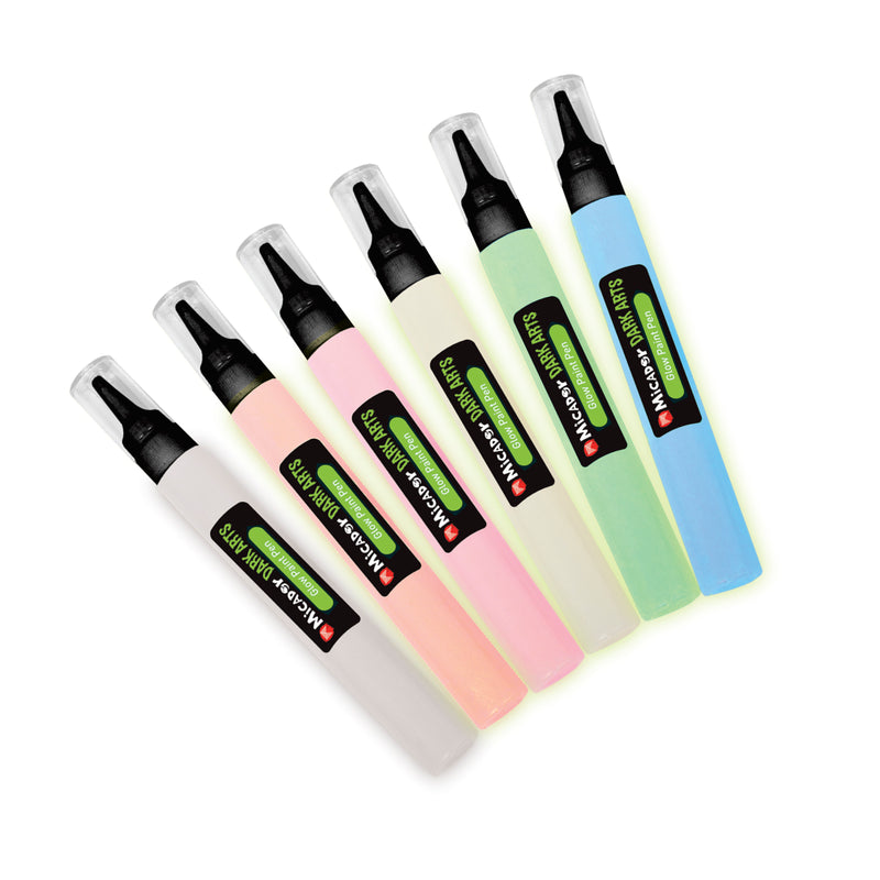 Micador Dark Arts Glow Paint Pens Set