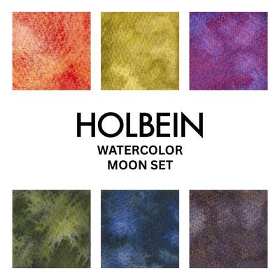 Holbein Granulating Watercolor Moon Set | 6 x 5ml