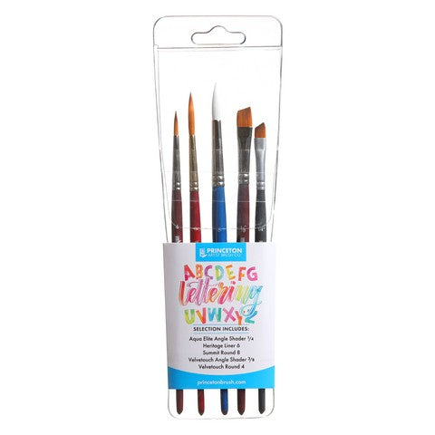Princeton Lettering 5-Piece Brush Set
