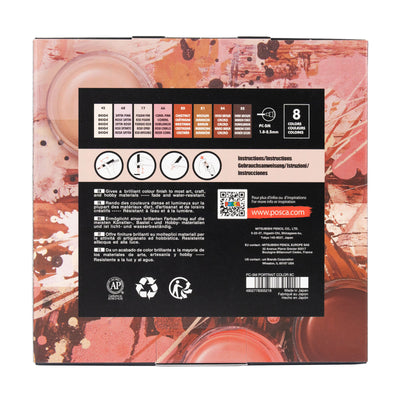 POSCA Paint Marker Set - PC-5M Portrait Set of 8