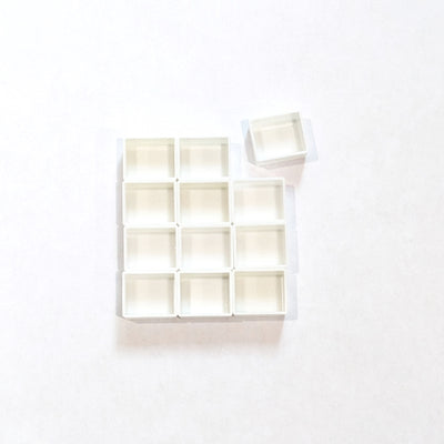 Empty Watercolor Half Pans