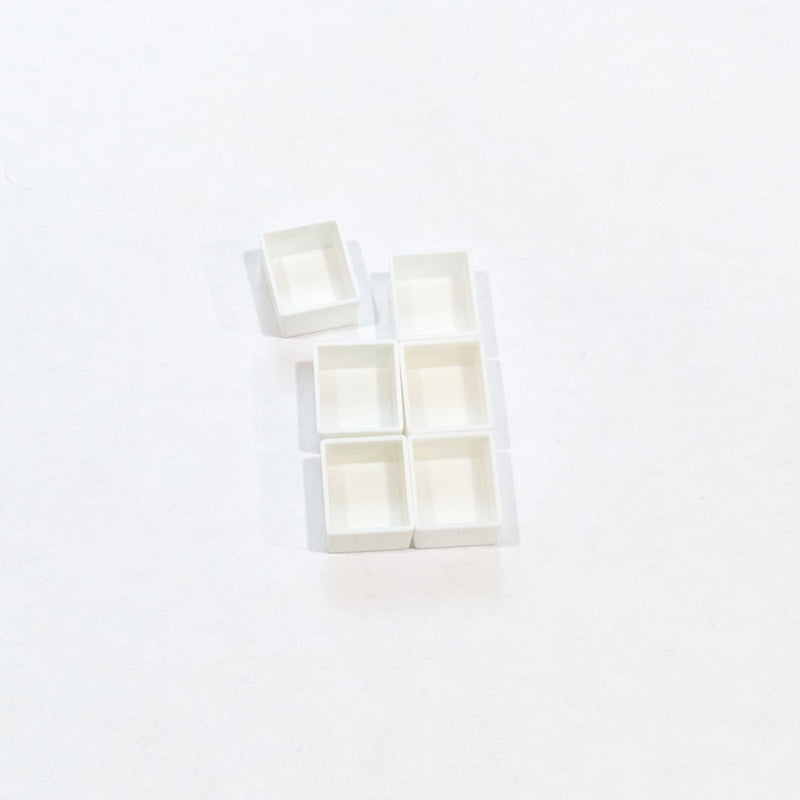 Empty Watercolor Half Pans