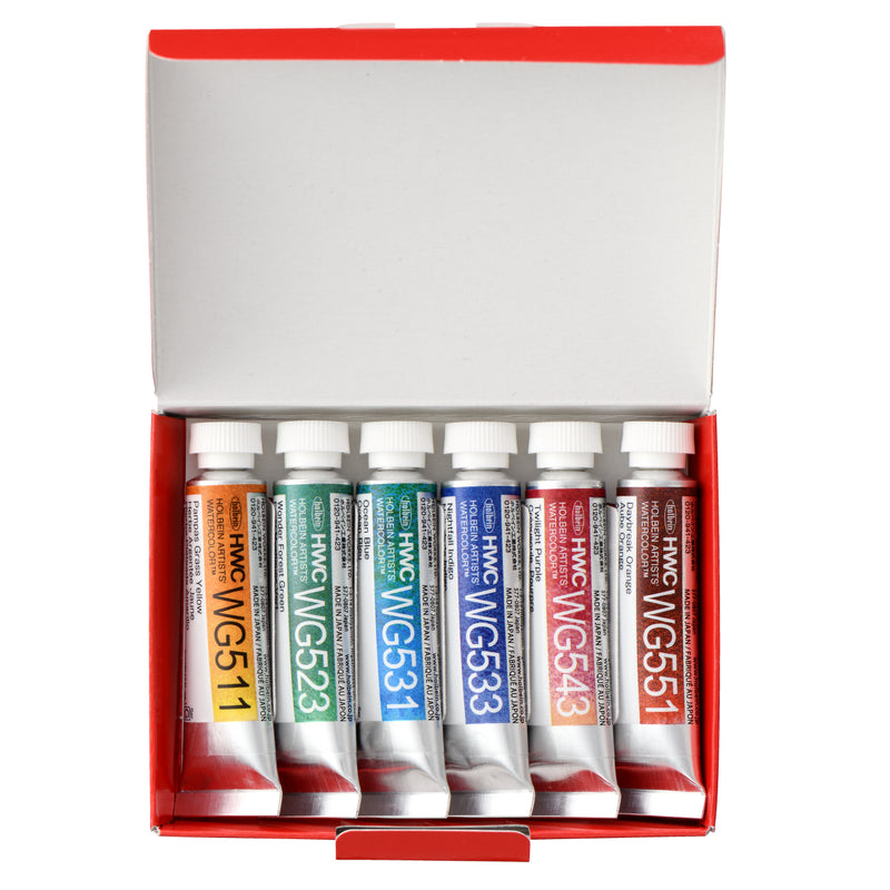 Holbein Granulating Watercolor Landscape Set | 6 x 5ml