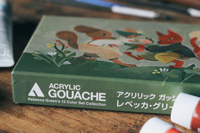 Holbein Rebecca Green Acrylic Gouache Set | 12 x 20ml