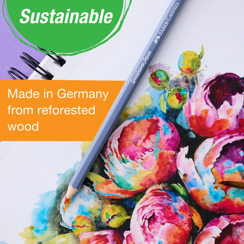 Faber-Castell Goldfaber Aqua Watercolor Pencil 48 Set