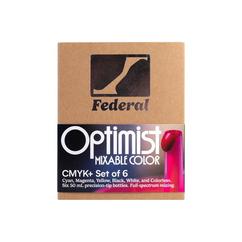 Federal Color Optimist Mixable Color CMYK+ Set of 6