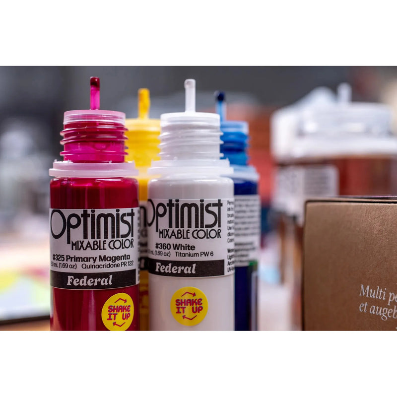 Federal Color Optimist Mixable Color CMYK+ Set of 6