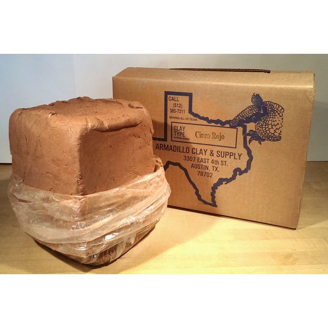Armadillo Clay Cinco Rojo