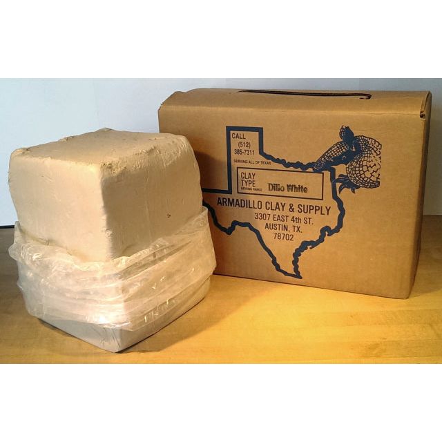 Armadillo Clay Dillo White