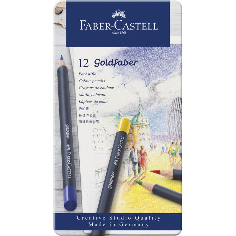 Faber-Castell Goldfaber Colored Pencil Tin Sets