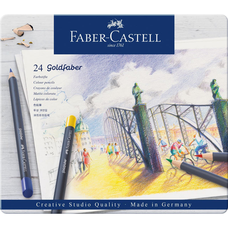 Faber-Castell Goldfaber Colored Pencil Tin Sets