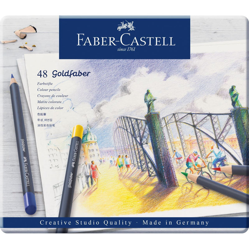 Faber-Castell Goldfaber Colored Pencil Tin Sets