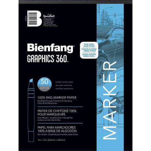 Bienfang Graphics 360 100% Rag Translucent Marker Paper