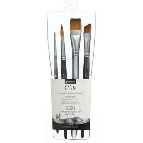 Princeton Aqua Elite Watercolor 4-Piece Brush Set