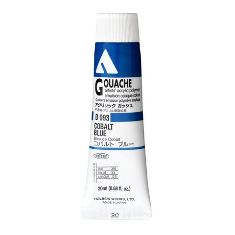 Holbein Acrylic Gouache Tubes (Blue Colors)