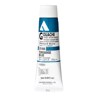 Holbein Acrylic Gouache Tubes (Blue Colors)