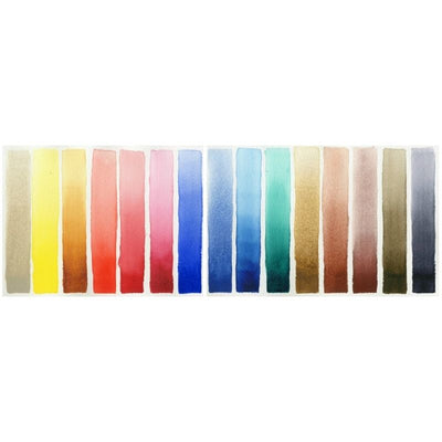 Daniel Smith Hand Poured Watercolor 15 Half Pans - Ultimate Mixing Set