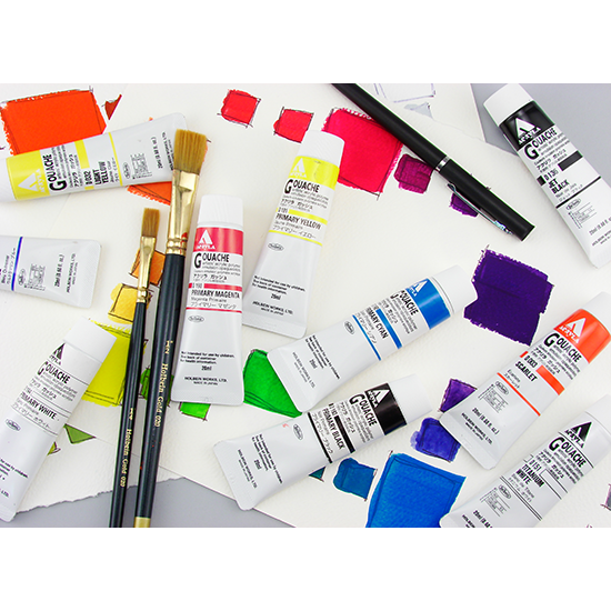 Holbein Acrylic Gouache Tubes (Blue Colors)