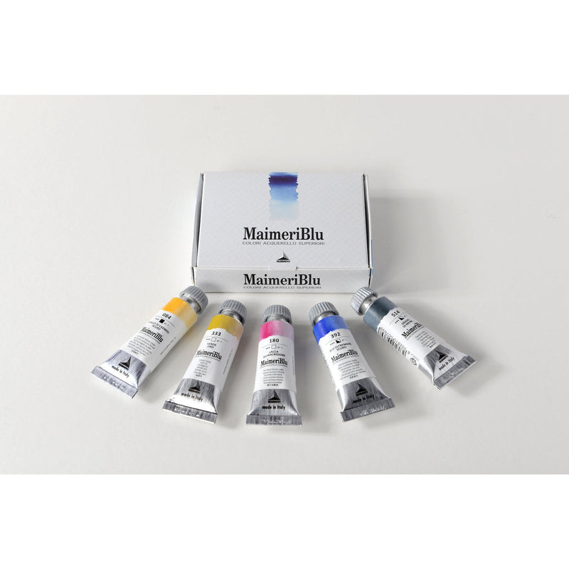 MaimeriBlu Professional Watercolors Introductory 5 Tube Set