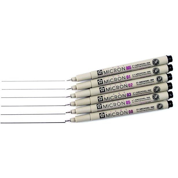 Sakura Pigma Micron - Fine Tip Pens