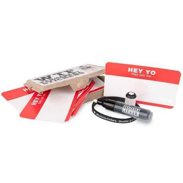 WTF Permanent Stickers w/ Permanent Marker