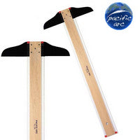 Pacific Arc Wooden Acrylic Edge T-Square