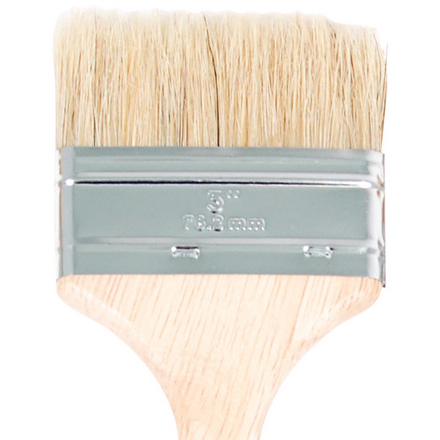 White Bristle Utility Chip Brushes