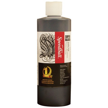Speedball Super Black India Ink