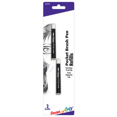 Pentel Arts Pocket Brush Ink Refills