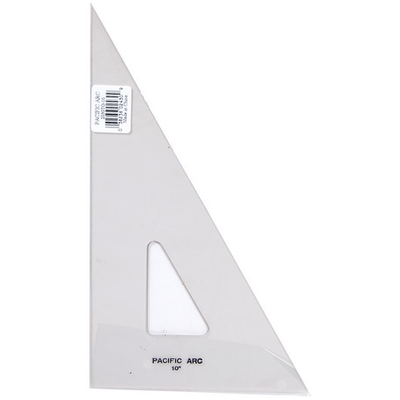 Pacific Arc Topaz Acrylic Triangles with Inking Edge