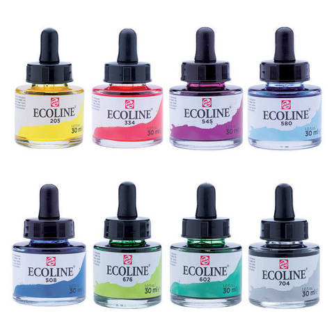 Royal Talens Ecoline Liquid Watercolor (Dropper Bottles)