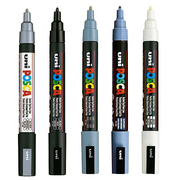 POSCA Acrylic Paint Markers, PC-3M Fine
