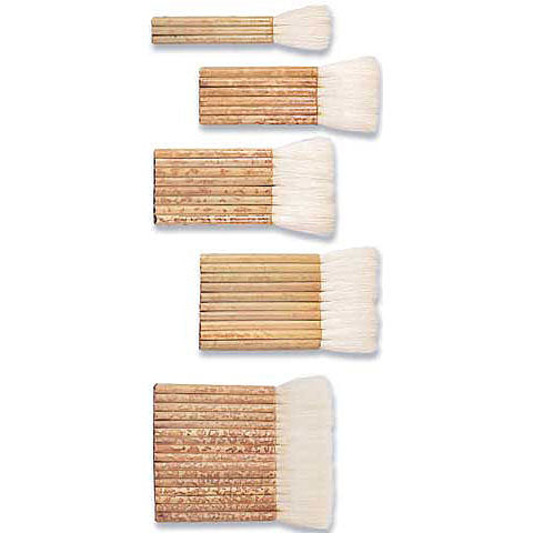 Yasutomo Short Handle Hake Brushes